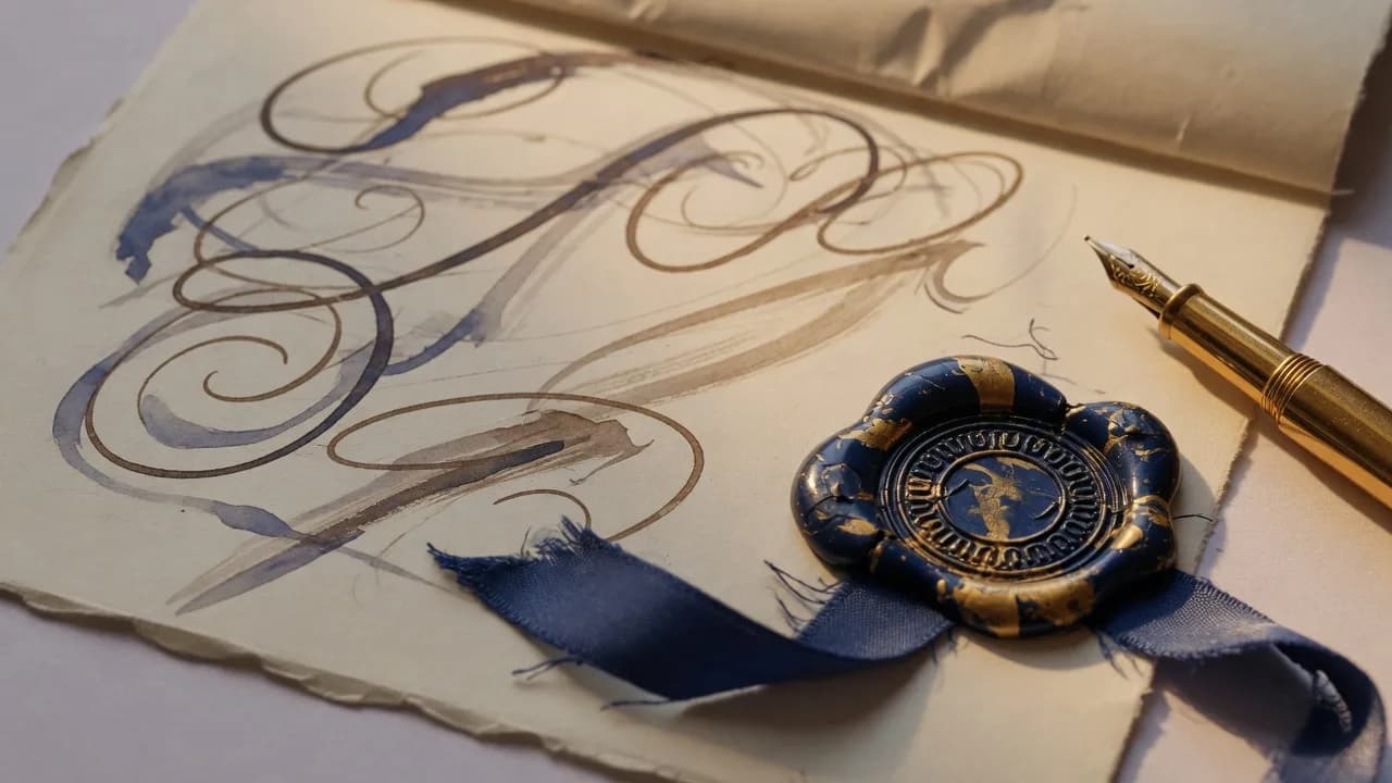 An official accord document with a navy and gold wax seal